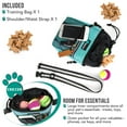 thumbnail image 2 of PetAmi Dog Treat Pouch, Pet Treat Pouch For Training, Dog Walking Bag Holder for Kibbles, Pet Food Toy, Dog Trainer Essentials Supplies, Poop Bag Dispenser, 3 Ways to Wear (Turquoise), 2 of 7