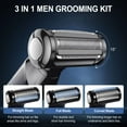 thumbnail image 4 of Fixdono Body Hair Trimmer for Men, Waterproof Electric Razor Shaver, Wet/Dry Beard Trimmer, Battery Operated, 4 of 8