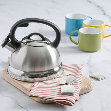 Mr. Coffee Flintshire 1.75 Qt Stainless Steel Whistling Tea (Best Stainless Tea Kettle)