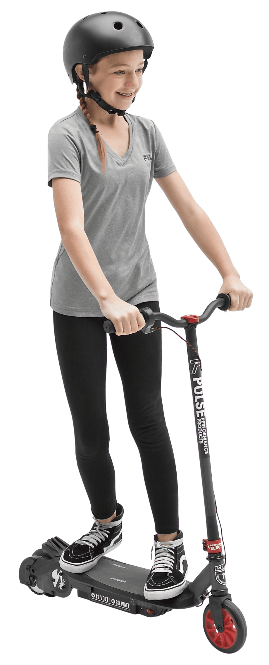 Pulse Performance Products Revster Electric Scooter, Black