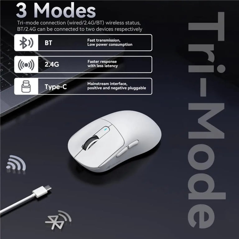 New 2024 X3 49g Lightweight Mouse Pixart 3395 Gaming Mouse