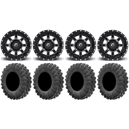 Fuel Maverick Black 15 Wheels 30 MotoRavage Tires Polaris RZR XP 1000 / PRO XP / Ranger XP 900/1000