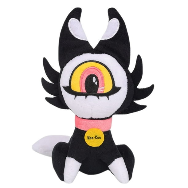(Nota para Realizar El Pedido: Embalaje Al Individual) Nuevo Muñeco Periférico Hazbin Hotel Evil Boss Regalo Juguete Peluche Payaso Hell Inn (E) (muñeco Gato Un Ojo)