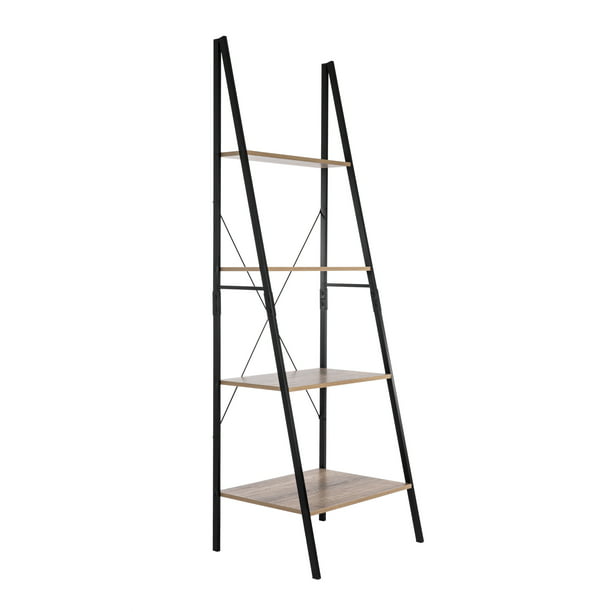 Frame Ladder Shelf 4 Shelves, Telford Industrial Ladder Bookcase