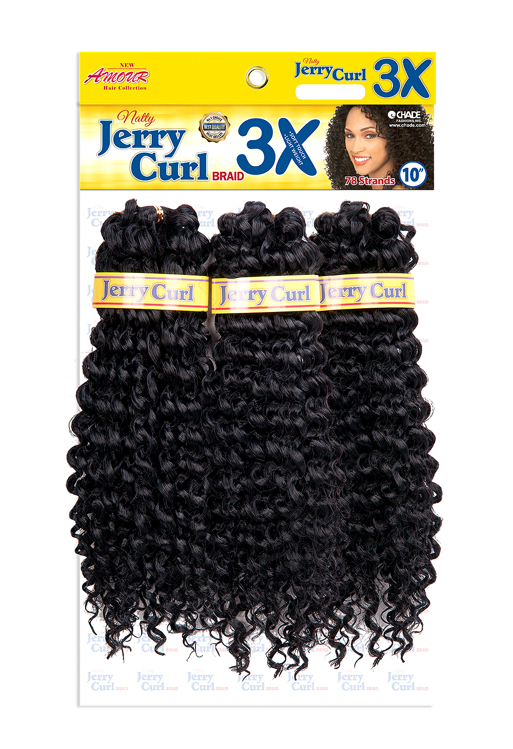 Natty Jerry Curl 10 Inch Triple Packs (1/50) - Color 118 - Walmart.com