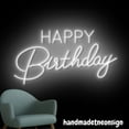 thumbnail image 5 of Handmadetneonsign Happy Birthday Neon Wall Sign, Birthday Party Wall Art Decor, Home Bedroom Wall Decor 58404, 5 of 5