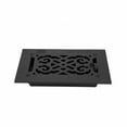 thumbnail image 6 of Black Floor Heat Register Louver Vent WallMount Duct Pack of 8 Renovators Supply, 6 of 7