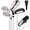 Pink (39-48 Inches/4-8 Ages), variant on XDriveMax 4 Pieces Kids Golf Club Set, Junior Hybrid & Putter Set for Ages 4-8 with Stand Bag, Right Handed, Orange