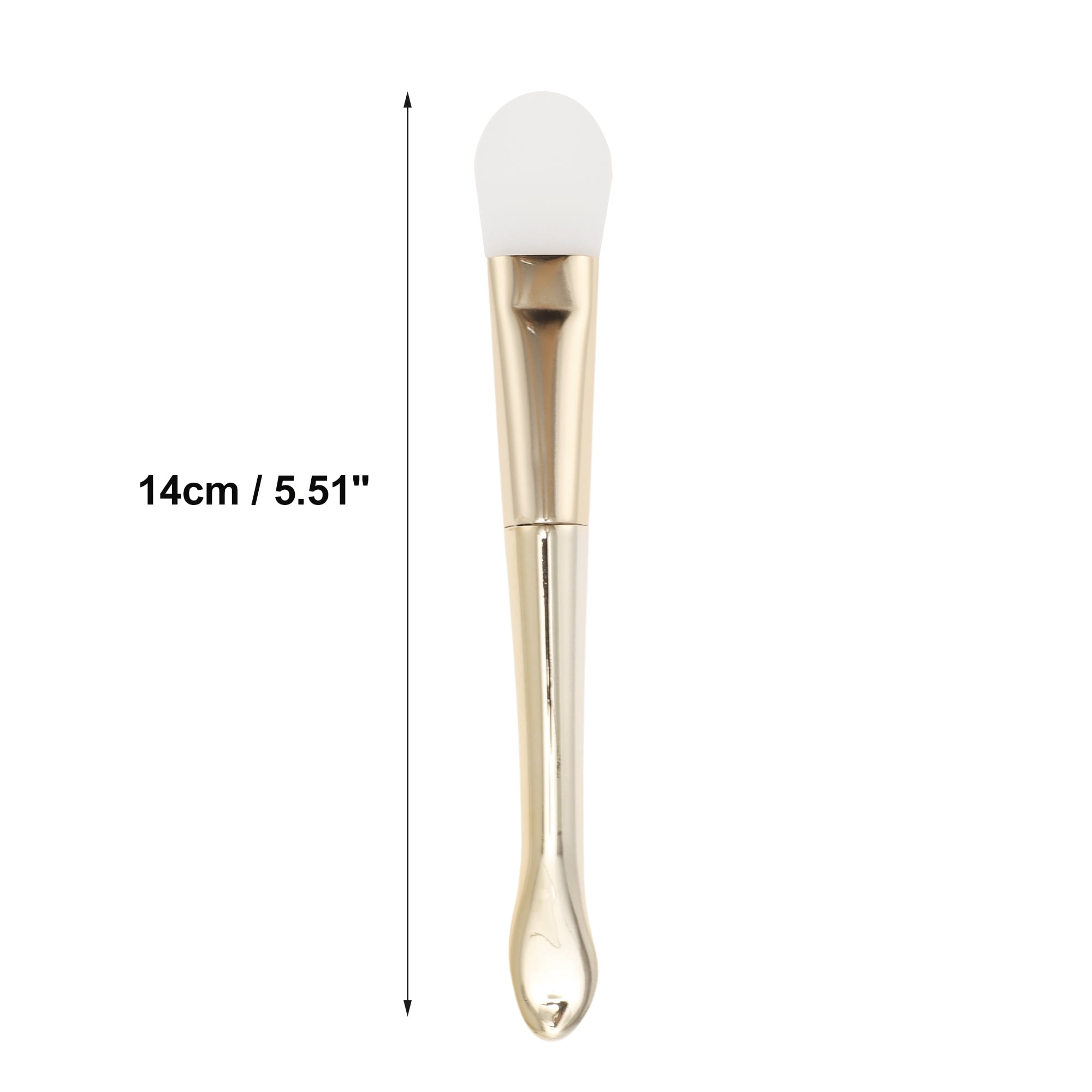 Unique Bargains Multifunctional Facial Mask Brush 5.51" Length 1 Pc Gold Tone