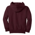 thumbnail image 5 of Port & Company Youth Core Fleece Pullover Hooded Sweatshirt-M (Maroon), 5 of 5