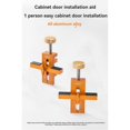 thumbnail image 5 of Cabinet Door Posicionamiento Jig Cabinet Closet Door Instalación Rápida Fixture Carpintería DIY Abrazadera de Montaje Ajustable, 5 of 5