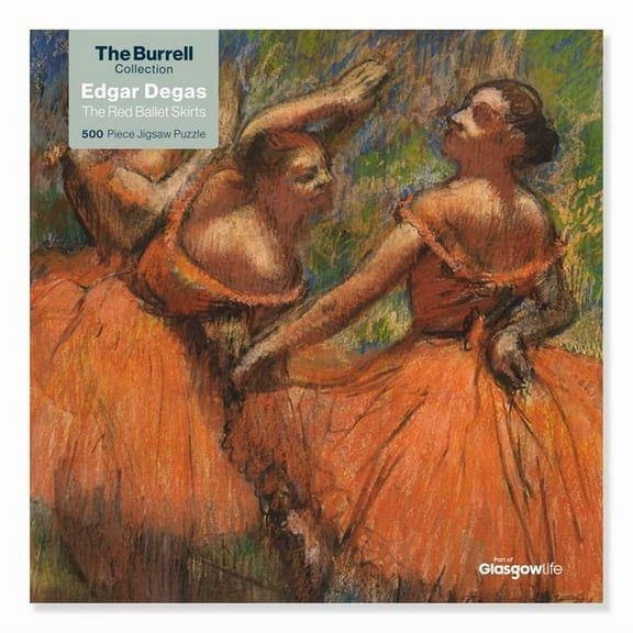 500-piece Jigsaw Puzzles: Adult Jigsaw Puzzle Glasgow Museums: Edgar Degas: Red Ballet Skirts (500 pieces) : 500-Piece Jigsaw Puzzles (Jigsaw)