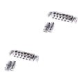 thumbnail image 4 of Greeniant Puente de metal Instalación práctica Sillín reemplazado Tamaño compacto Sillín reemplazado Equipo musical Accesorios para instrumentos Plata GA106 2piezas Greeniant CBP490596, 4 of 6