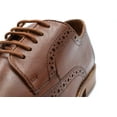 thumbnail image 6 of NEKTA /ke'nekt/ Men's Dress Shoes - Leather Lace-up Oxford - Casual Dress Shoes for Men Tan 8.5, 6 of 8