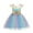 Blue, variant on Odeerbi Princess Dresses For Toddler Girls Tutu Tulle Dresses Birthday Formal Dress Kids Color Net Yarn Sequins Bowknot Mesh Party Dresseses Blue