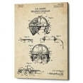thumbnail image 2 of Epic Graffiti  "Welding Goggles Blueprint Patent Parchment" Giclee Canvas Wall Art, 12" x 18" 26" x 40", 2 of 3