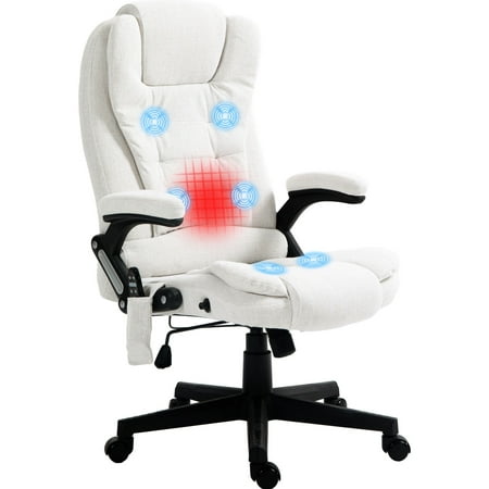 Six-Point Massage & Heat Function | Take Pressure off Spine | Comfortable Sitting with Padded Armrests