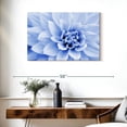 thumbnail image 3 of Elephant Stock Pastel Blue Dahlia Wall Art - Horizontal Canvas Wall Art - Living Room Wall Decor - Floral And Botanical Canvas - Blue And White Decor - 36" x 24", 3 of 8