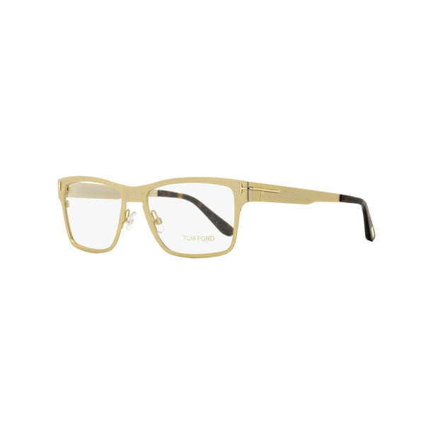 Tom Ford Eyeglasses TF5475 32E Satin Gold/Havana 54mm FT5475 w/ Clip-On -  