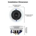 thumbnail image 2 of Altavoces de techo Herdio HCS-818BT, 320 W, 6.5 pulgadas, Bluetooth, 2 of 6