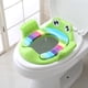 thumbnail image 1 of Asiento de Inodoro para bebé Asiento de Inodoro Antideslizante a Prueba de Salpicaduras con Respaldo Alto y reposabrazos Doble para niños Lindos Verde, 1 of 1