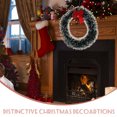 thumbnail image 5 of Gymnture Christmas Wreaths with Red Bows - Festive Door Decor, 5 of 10