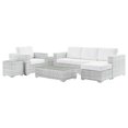thumbnail image 1 of Modway Convene Ensemble de Mobilier de Patio Extérieur 6 Pcs en Gris Pâle Blanc, 1 of 11