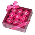 thumbnail image 4 of Jabón perfumado con forma de rosa, caja de regalo cuadrada, regalo de aniversario, aroma agradable, decoración realista para interiores y exteriores,, 4 of 8