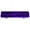 Black  - Cobalt Blue, variant on Hot Knobs HK3116-PA Mardi Gras Yellow with Cobalt Blue Rectangle Glass Cabinet Pull - Aluminum Post