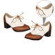 thumbnail image 5 of GOOHOCHY 1 par de zapatos de señora, zapatos elegantes, zapatos de tacón alto, calzado con cordones para mujer, 5 of 8