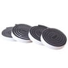 4Pcs Window Sound Insulation Self-adhesive Sound Proof Door Sealing Strip