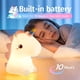 thumbnail image 2 of paquete de luz nocturna de unicornio para niños, 16 colores, luz nocturna para bebés, lámpara de unicornio portátil para guardería, lámpara infantil, luces nocturnas para dormitorio de niñas pequeñas., 2 of 5