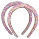 thumbnail image 4 of 2 uds diademas anchas bandas para la cabeza espolvoreadas diademas de tela de moda diadema acolchada de caramelo diademas de fiesta para mujeres y niñas, 4 of 5