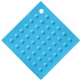 thumbnail image 1 of Injueey Almohadilla de aislamiento térmico de silicona Universal para el hogar, cocina, almohadillas de soporte para ollas gruesas, cojín protector, Almacenamiento y organización del hogar Azul Injueey  HA045307-04, 1 of 6