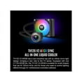 thumbnail image 2 of Thermaltake TH120 ARGB Sync V2 CPU Liquid Cooler/AlO Liquid Cooling/Fan 120mm*1/PWM 500~2000 RPM/Mirror Waterblock/MB ARGB Sync Control, CL-W360-PL12SW-A, 2 of 5