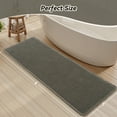 thumbnail image 5 of SIXHOME Bathroom Rugs Waffle Bathroom Runner 2' x 6' Super Soft Absorbent Non Slip Bath Mat Beside Tub Rubber Backed Machine Washable Bathroom Rugs with Tassels Boho Bathroom Decor Green, 5 of 8