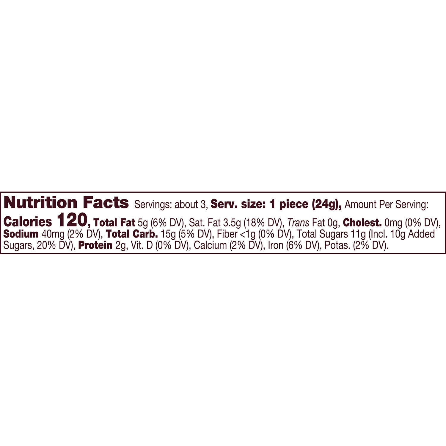 Hershey's Rolls Milk Chocolate Wafer King Size, Candy Pack, 2.5 Oz