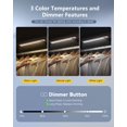 thumbnail image 4 of Luz para debajo del gabinete OTWKAY de 27 cm recargable con sensor de movimiento, 4 of 8