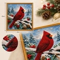 thumbnail image 7 of DIY Christmas Pearl Diamonds Painting Kit with Frame, Red Cardinal Pearl Beads Art Craft for Adults Beginners, Gemstone Gemstone Dots for Home Wall Decor（7.87x7.87in）, 7 of 7