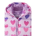 thumbnail image 3 of The Children's Place Toddler Girls Hooded Zip-Up Puffer Jacket, Sizes 12M-5T, 3 of 3