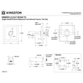 thumbnail image 5 of Kingston Brass KB8656CMLTO Manhattan Single-Handle Pressure Balanced Tub Faucet in Polished Nickel, 5 of 7
