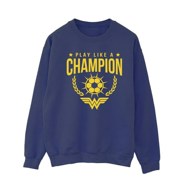 DC Comics Chandail en Molleton Femme Wonder Woman Joue comme un Champion