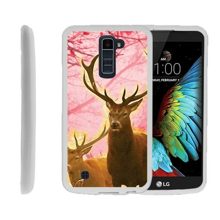 Case for LG Stylus 2 Plus | Stylus 2 Plus Flex Case [ Flex Force ] Lightweight Flexible Phone Case - Pink Deer