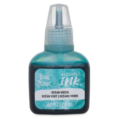 Dark Ink - Brea Reese Alcohol Ink - Ocean Green