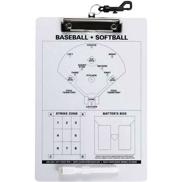 DICK'S Sporting Goods Baseball/Softball Coach's Clipboard