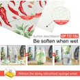 thumbnail image 2 of 6 Pieces Swedish Dishcloths Vegetables Kitchen Dish Cloth 7.87 x 6.69 Inch Wood Pulp Dishcloth Reusable Dish Towels Absorbent and Quick Drying Cleaning Cloth for Kitchen Counter Wipes, 6 Styles, 2 of 6