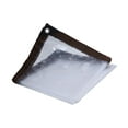 thumbnail image 2 of simhoa Clear Tarpaulin Clear Tarp with Eyelets Heavy Duty Tarp Sheet Cover Dustproof Rainproof Tarpaulin for Chicken Coop Tent Plant 2mx2m, 2 of 9