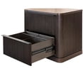 thumbnail image 3 of Pemberly Row Lateral File Cabinet with Locking Drawer & Fluted Detail in Brown, 3 of 9