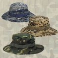 thumbnail image 5 of D-GROEE Unisex Summer Outdoor Cotton Camo Boonie Hunting Fishing Safari Bucket Sun Hat, 5 of 7