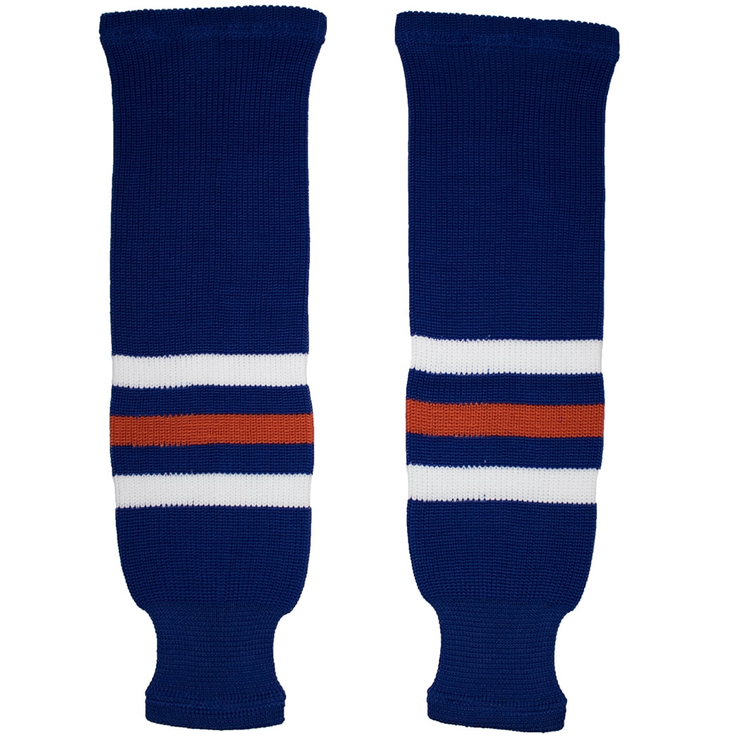 Tronx Edmonton Knit Hockey Socks (Royal)